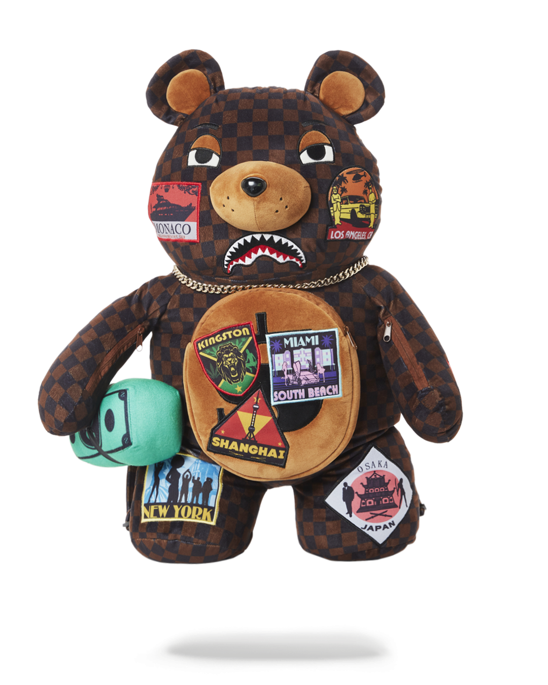 GLOBAL MOGUL MONEYBEAR TEDDYBEAR BACKPACK