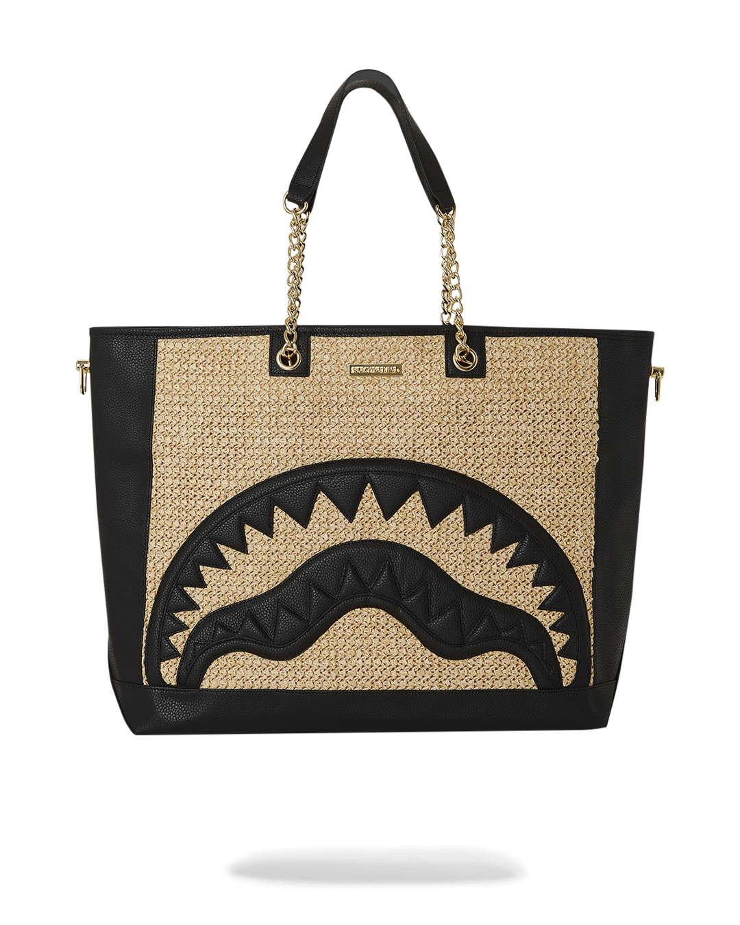 RAFFIA PALM TOTE